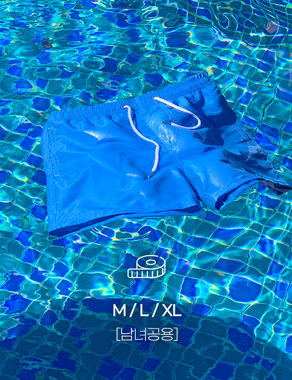 [남녀공용/M-XL] 스윔 컬러풀 밴딩 반바지 10color